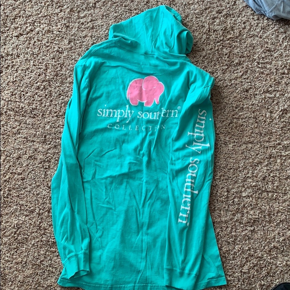 Simply southern long sleeve top sz M
